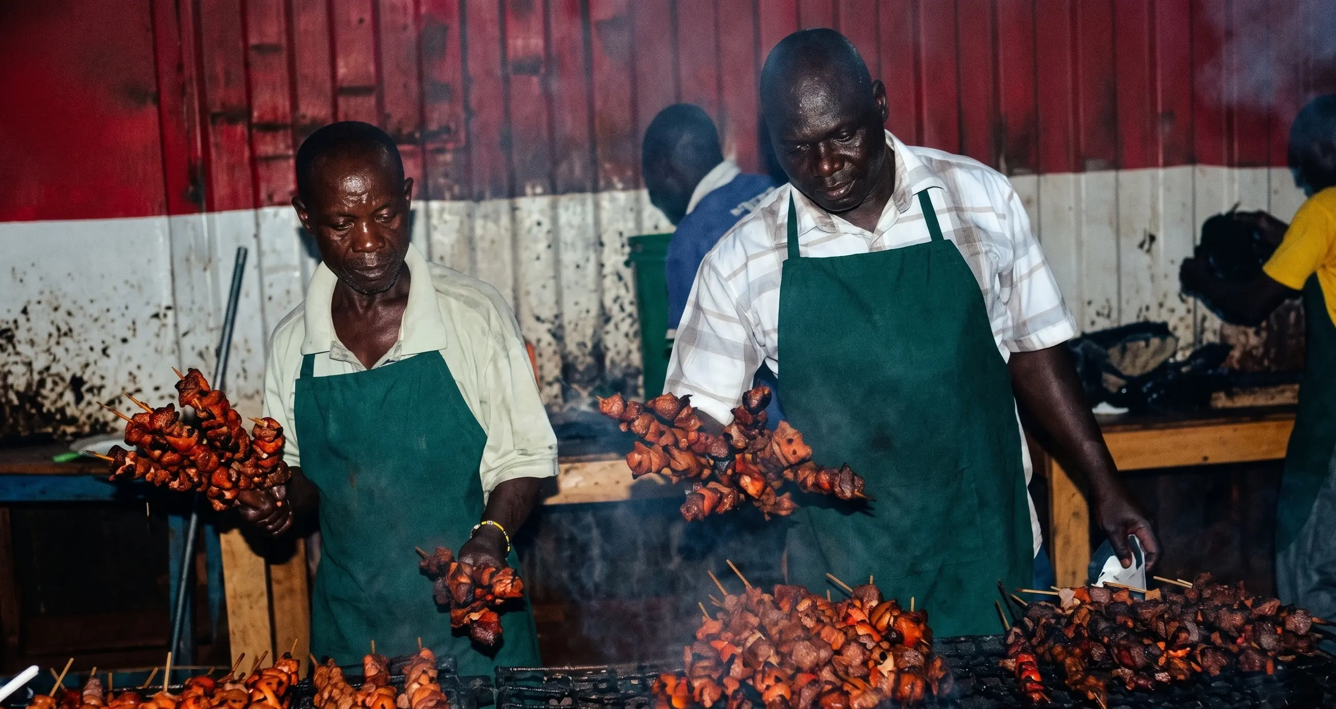 Massive grill at Kyadondo