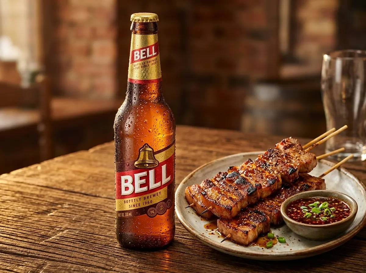 Cold beer and crackling